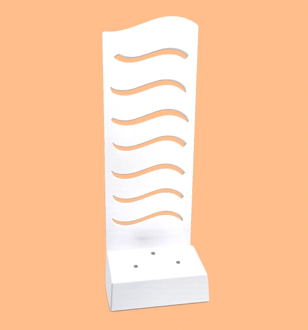 Portasmartphone in metallo bianco