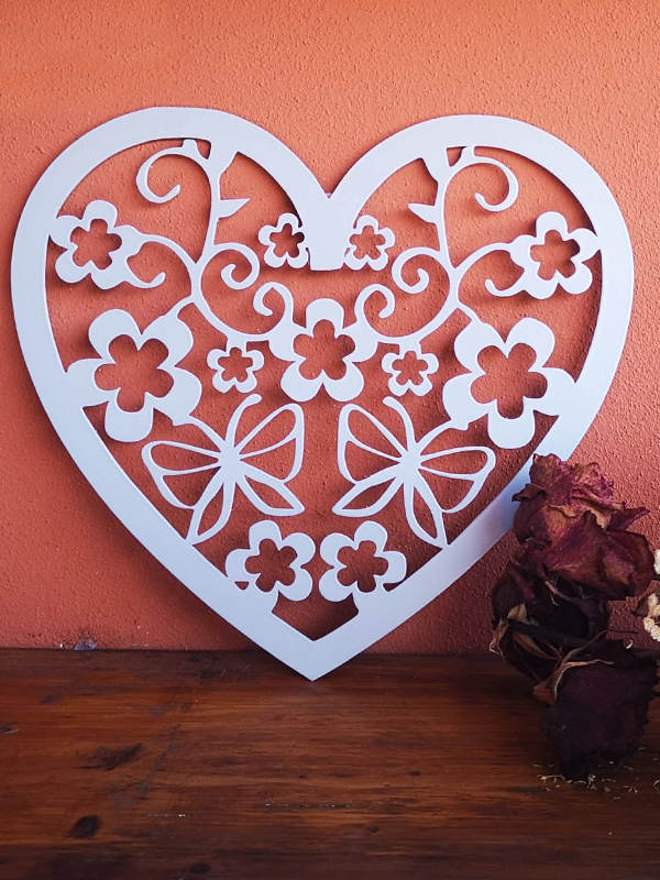 Cuore Nero decorazione per muro